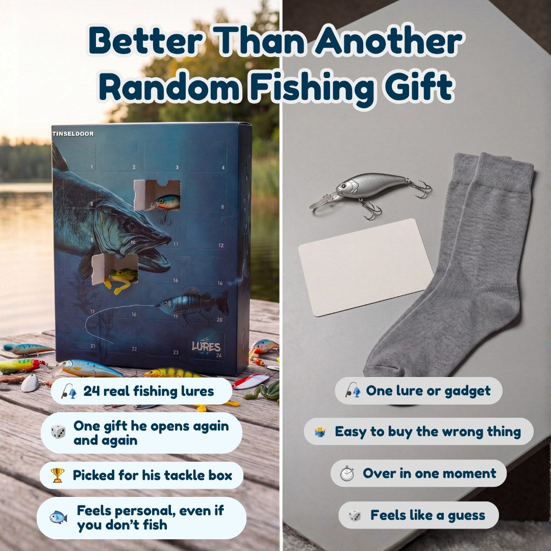 Tinseldoor fishing advent calendar