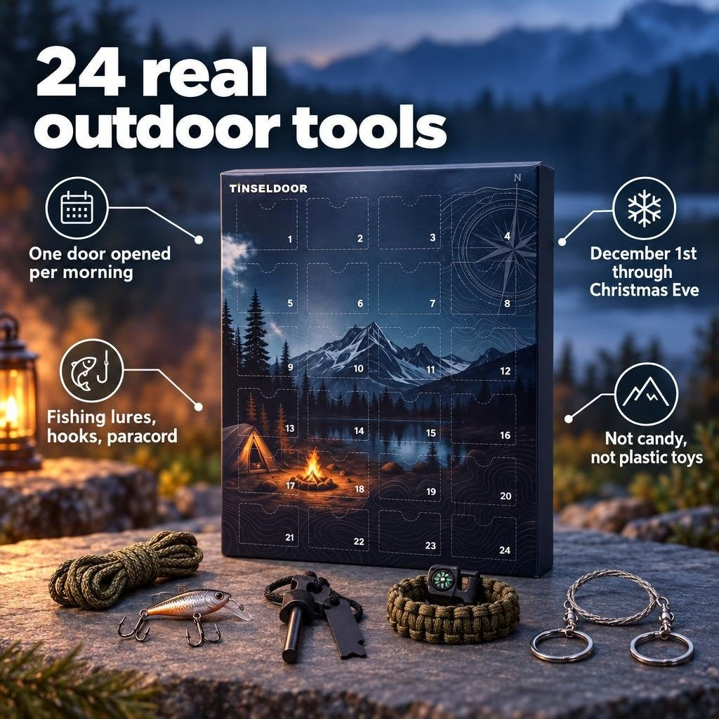 Tinseldoor outdoorsman advent calendar