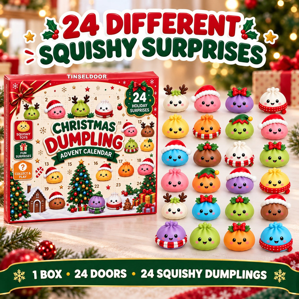 Tinseldoor squishy advent calendar