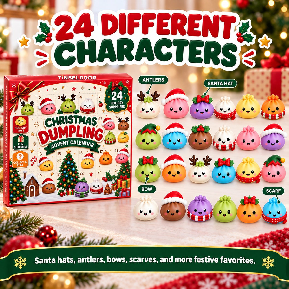 Tinseldoor squishy advent calendar